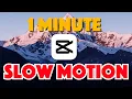 CapCut How to do Slow Motion Effect
