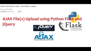 AJAX File s Upload using Python Flask and jQuery