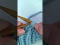 Decreases in the Fisherman s Rib stitch