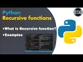 Python Recursive functions what why Examples functions Session 14