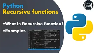 Python Recursive functions what why Examples functions Session 14