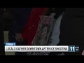 Colorado Springs residents gather downtown after ICE shooting