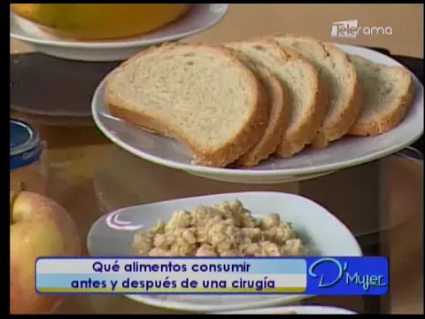 Qué alimentos consumir antes y después de una cirugía