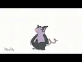 Pokemon animation - Spoink evolution
