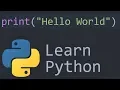 Hello World Python Programming Tutorial