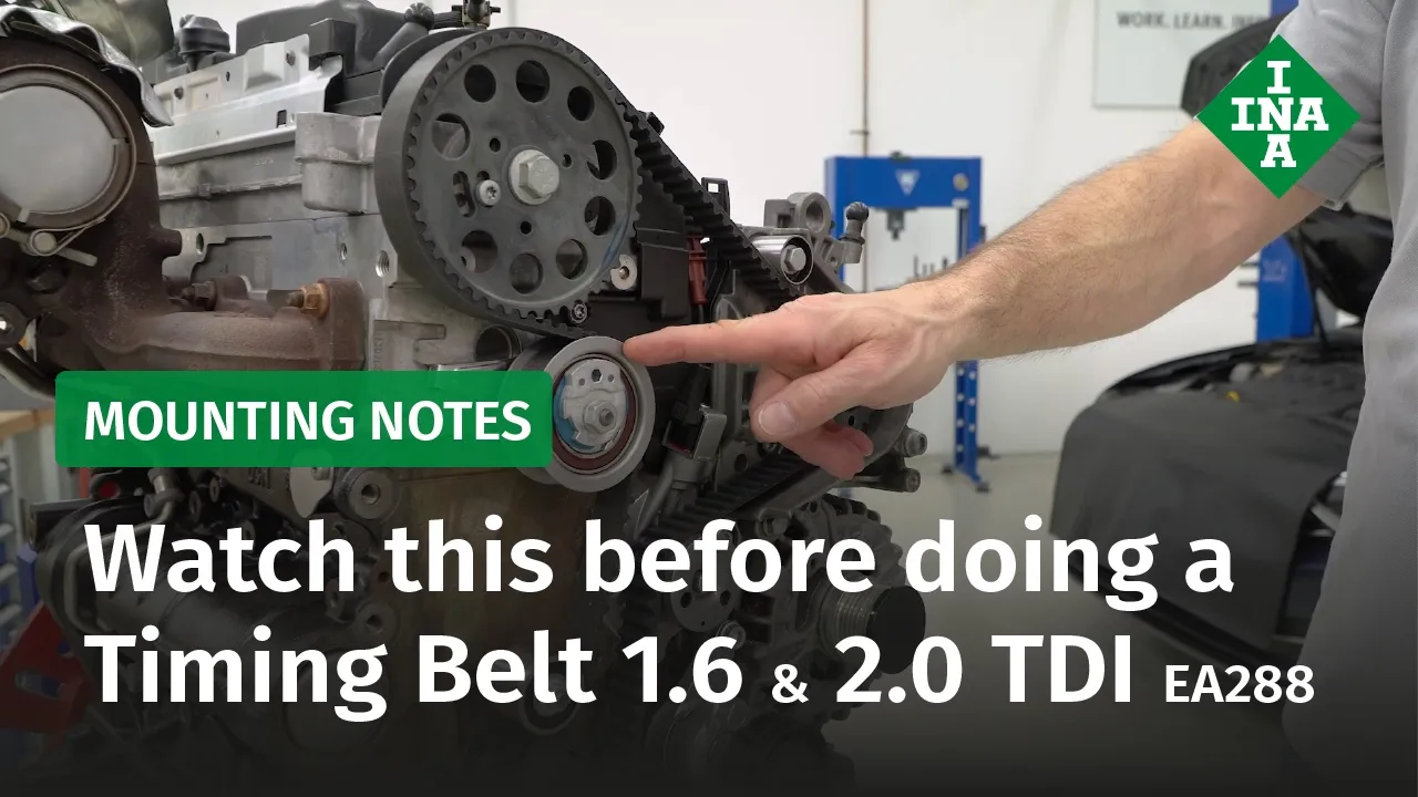 Zahnriemen- und Keilrippenriemenwechsel an einem 2,0 TDI Common Rail EA 288 Motor der VW Gruppe
