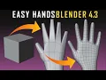 Model a 3D Human Hand | Blender 4.3 Tutorial