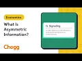 What Is Asymmetric Information Microeconomics