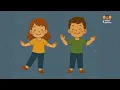 En haut, en bas, à gauche, à droite | Comptine de mouvement pour enfants