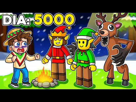 Video Thumbnail: ¡SOBREVIVÍMOS 5000 dias en el BOSQUE! 💀🦌😰🔥 SILVIOGAMER en 99 Noches en el Bosque