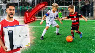 PRIMEIRO X1 DO MEU FILHO YAN CONTRA O JOCA VALENDO UM PLAYSTATION 5