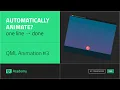 Trigger Animations Automatically QML Animation