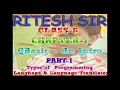 QBasic Introduction Class 6 Chapter 7 Part-1