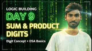 Day 9 - Sum Product of Digits Digit Logic Explained Python Java DSA Basics Coding