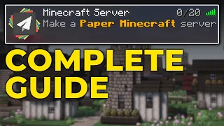 How To Make a Paper Minecraft Server 2026