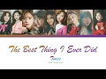 Download Lagu TWICE - THE BEST THING I EVER DID (Color Coded Lyrics)