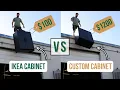 100 IKEA Cabinet vs 1200 Custom Cabinet We Were SHOCKED by the Results