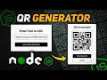 QR Code Generator using Node js Easy Node js Project for Beginners CoderzArea
