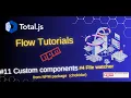 Total js Flow Custom components File Watcher fom npm package