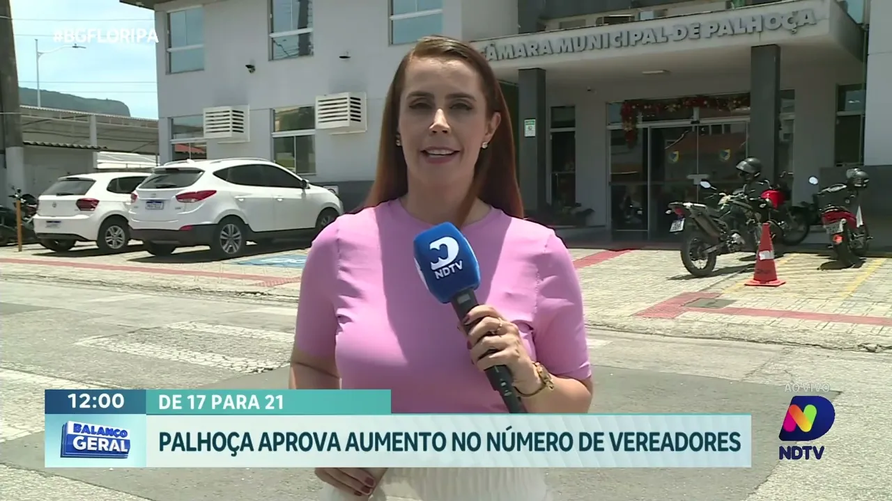 Mudanças na Câmara: Palhoça aprova ampliação do número de vereadores