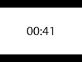 Professional 41 second timer