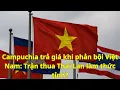 Download Lagu Campuchia trả giá khi phản bội Việt Nam Trận thua Thái Lan làm thức tỉnh