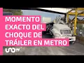 Download Lagu Exclusiva: video del choque del tráiler contra barda de Línea 5 del Metro CDMX