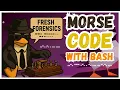 I Made My Terminal SPEAK Morse Code with BASH