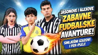Jasonove i Alexove zabavne Fudbalske Avanture! | Smiješni izazovi i fer-plej!