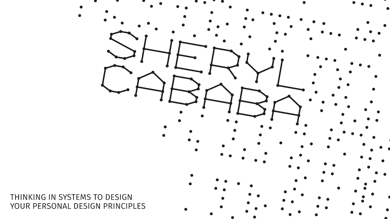 Sheryl Cababa – Thinking in Systems to Design Your Personal Design Principles – btconf Berlin 2024