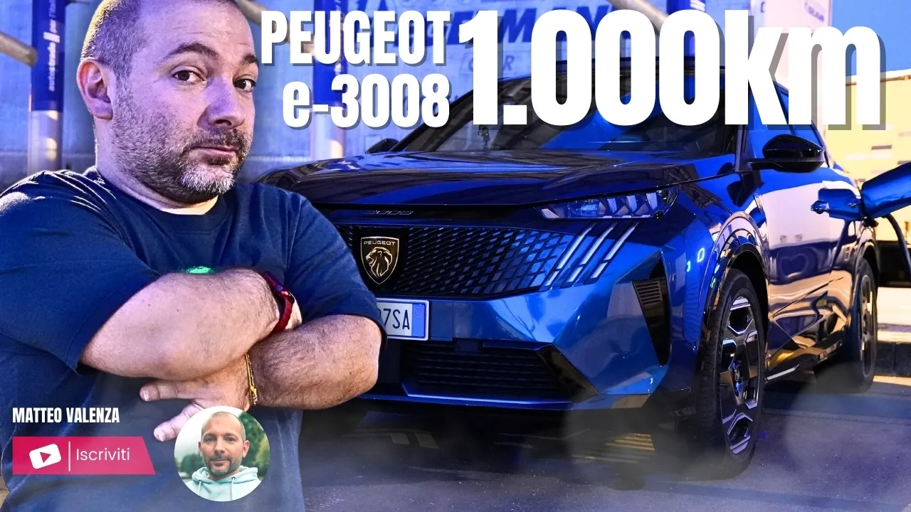Peugeot e 3008 1000KM in autostrada a 130!⚡⚠️TROPPO CALDO