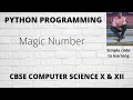 Python Magic Number Program Hindi