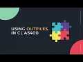 Using outfiles in CL AS400