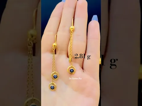 22k Gold EARRING #thefashionplus