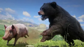 Ser Pequeno Tem Seu Preço, Jogando com ANIMAIS! | Red Dead Redemption 2 Online