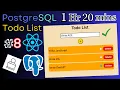 Learn PostgreSQL building a Full-Stack Todo List App