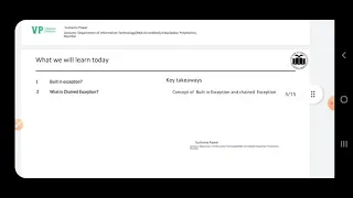 Lecture no 38 - Built in Exception and Chained Exception Java Programming