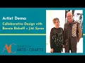 Artist Demo: Collaborative Design with Bonnie Bishoff + J.M. Syron