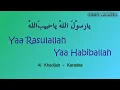 Download Lagu Yaa Rasulallah Yaa Habiballah - Karaoke - Lirik   Ai Khadijah ( Original Audio HQ )