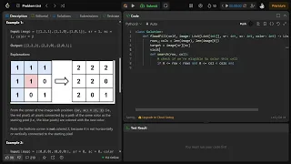 733 Flood Fill DFS - LeetCode