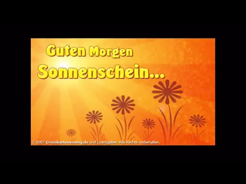 Download MP3 Guten Morgen Sonnenschein [1 Time / Hour]