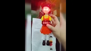 Squid Game Doll Alarm Clock Gadgets Tiktok Shorts 