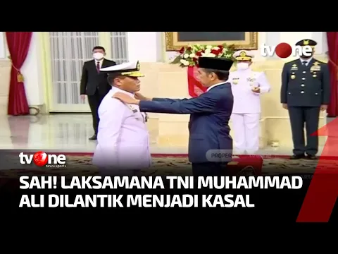 Presiden Jokowi Lantik Laksamana TNI Muhammad Ali Menjadi KSAL