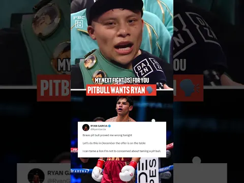 Ryan Garcia has already responded to Isaac Cruz's callout tonight 🗣️ 👀