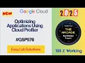 Optimizing Applications Using Cloud Profiler