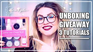 UNBOXING 3 TUTORIALS GIVEAWAY GET STARTED WITH LIGHT ELEGANCE COME ON OVER KIT NAIL PRODUCTS