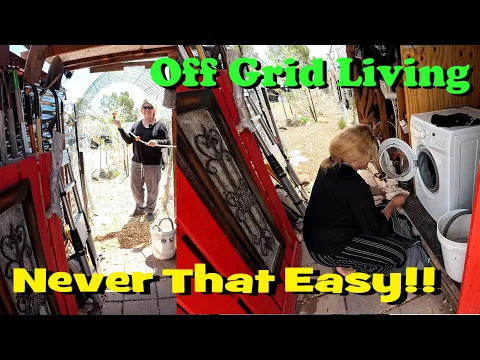 Download MP3 Using Rainwater At Off-Grid Property \u0026 Fixing Broken Solar Powered Washing Machine