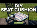 How To Make an Outdoor Seat Cushion Just Fabrics