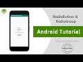 radiogroup and radio button in android studio Android RadioGroup example Android Studio Tutorial