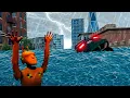Download Lagu Mega Flood vs Cars | BeamNG.Drive